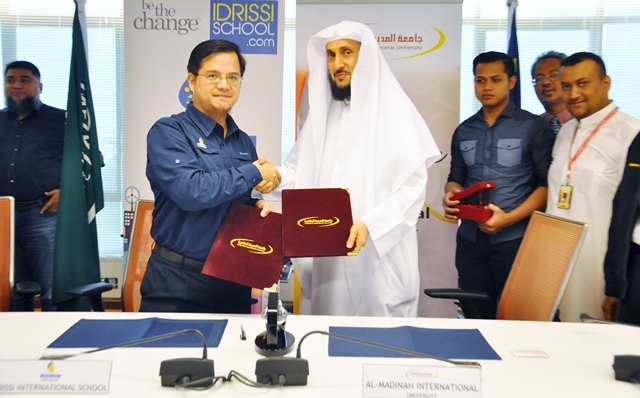 توقيع مذكرة تفاهم مع مدارس الإدريسي الدولية – ماليزيا